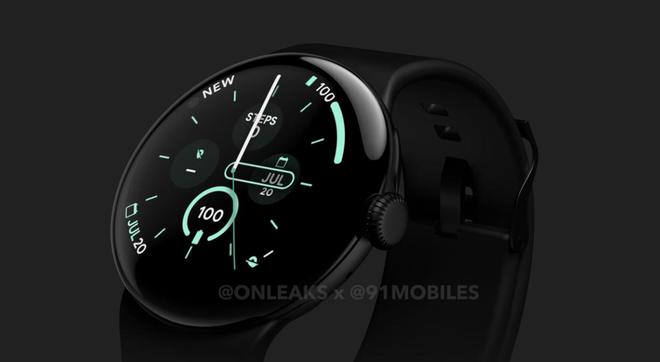 3 外观渲染图曝光：圆形表盘 + 旋转表冠MG电子试玩谷歌 Pixel Watch(图3)